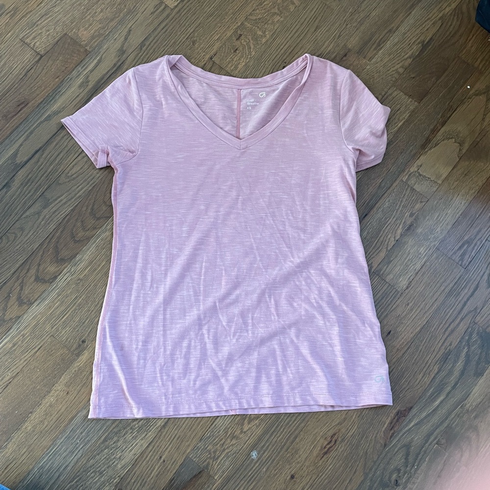 Gap breath v neck pink small tee